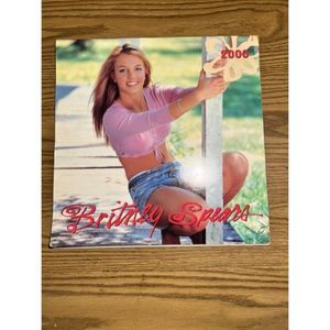 NWOT Vintage 2000 Britney Spears Collectible Wall Calendar